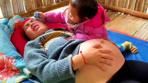 生孩子的视频大肚,大肚妈妈温馨育儿视频回顾