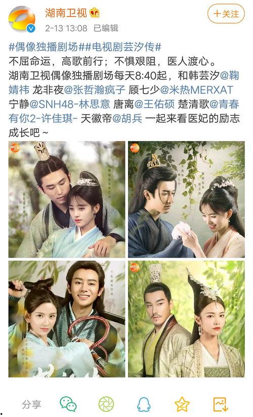芸汐传明星列表,实力派与新生代齐聚一堂
